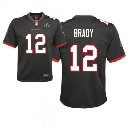 Herren Tampa Bay Buccaneers Trikot Tom Brady 12 Nike Braun 2021 Super Bowl LV